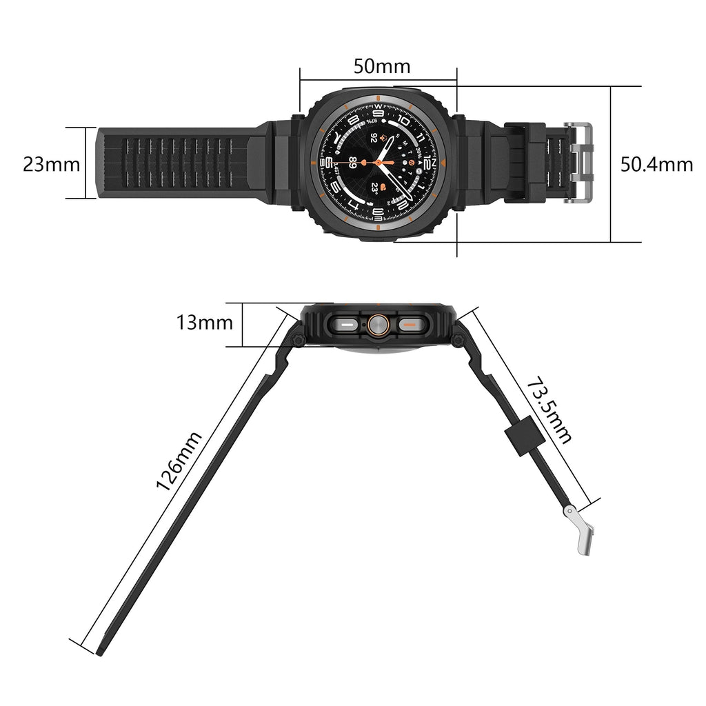 Sport TPU-rem og etui til Samsung Galaxy Watch Ultra 47mm