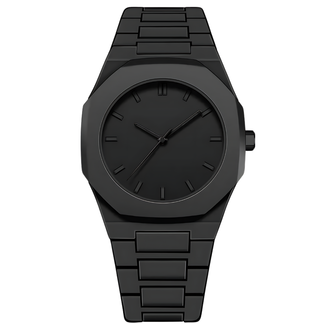 Hodinky Phantom 41mm černé pro každodenní nošení a styl