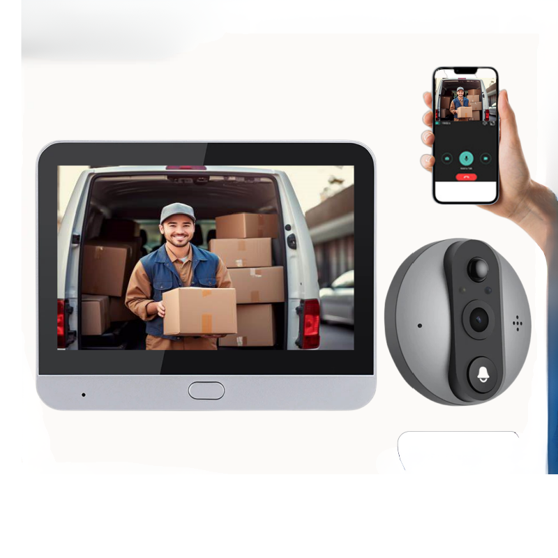 NovaSentinel Smart Door Viewer With Camera by Orntli