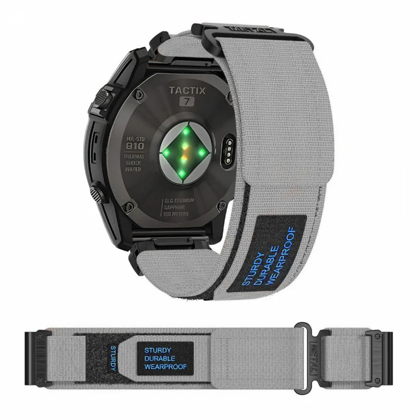 Garmin QuickFit Nylon Canvas Velcro Wristband For Watches