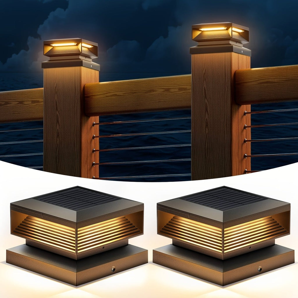SHINEFLOW Solar Post Lights For Patios And Decks And Garden Paths