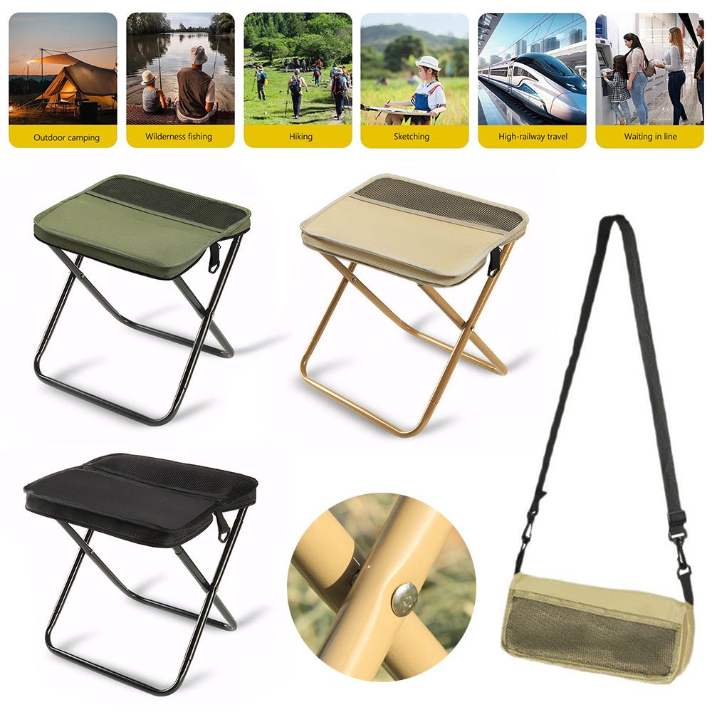 2-In-1 Chair Bag Lightweight Foldaway Backpack With Integrated Seat