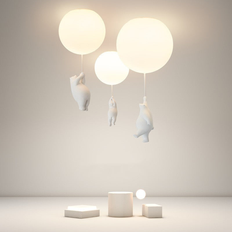 Cora Bear Balloon Ceiling Pendant Light For Kids Room