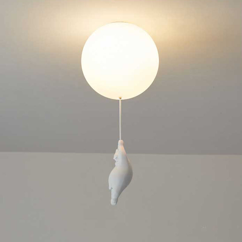 Cora Bear Balloon Ceiling Pendant Light For Kids Room