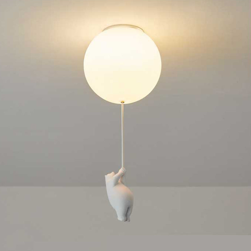 Cora Bear Balloon Ceiling Pendant Light For Kids Room