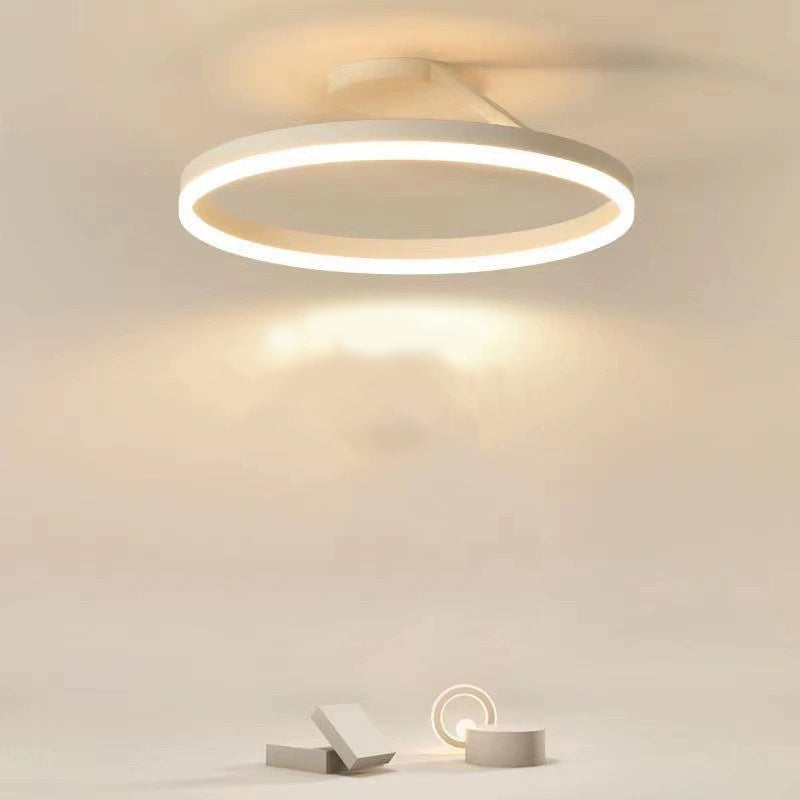 Plafonnier LED en métal doré Solara pour salon