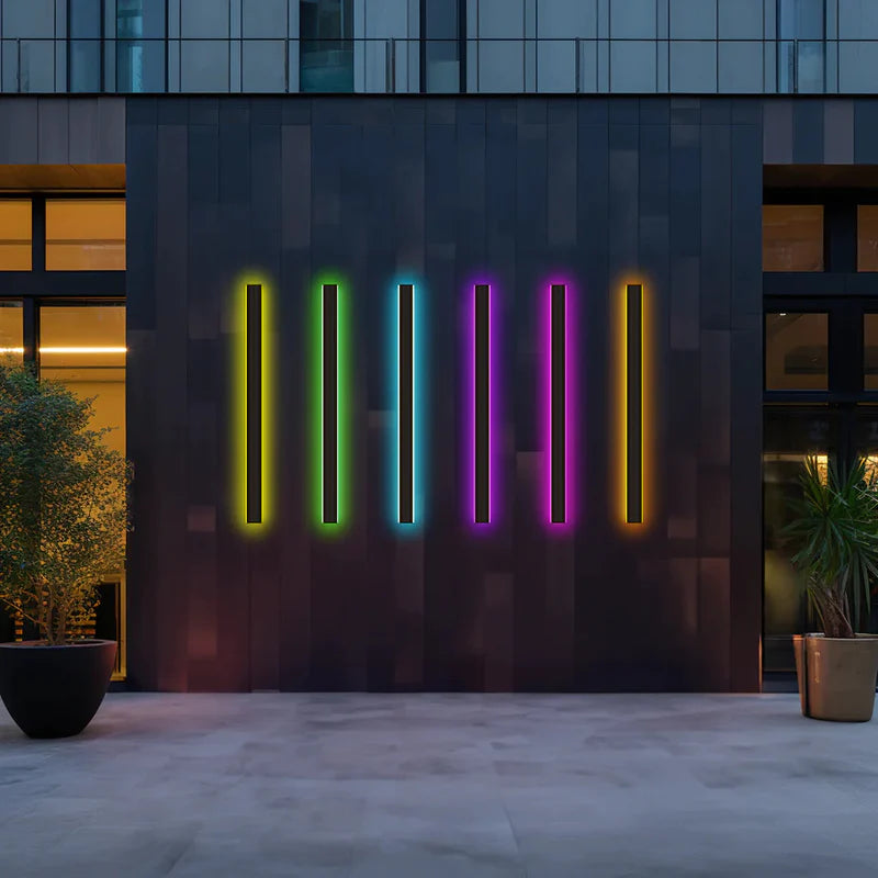 Elara | Linear Outdoor Wall Light | Orntli