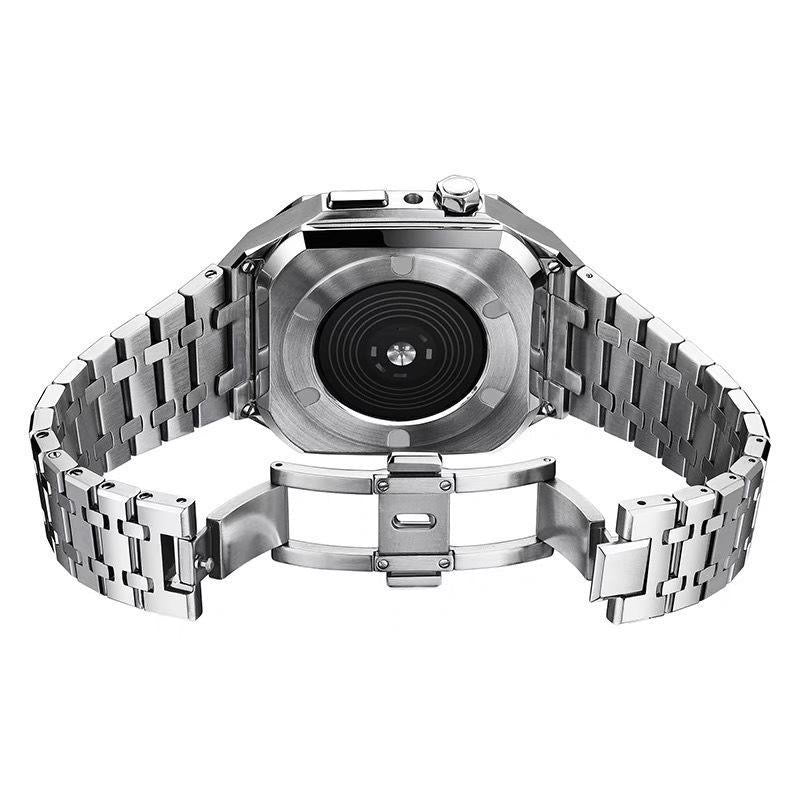 Apple Watch flettet magnetisk rem i rustfrit stål med sikker pasform