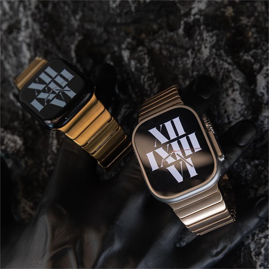 Men's Apple Watch Stainless Steel Band With Butterfly Clasp