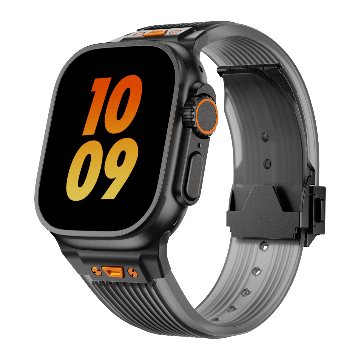 Apple Watch için RM Şeffaf Silikon Kordon