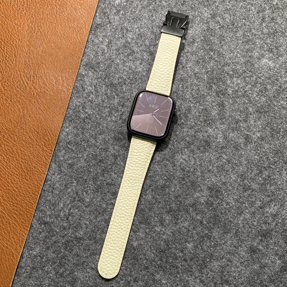 Læderrem til Apple Watch med magnetisk spænde