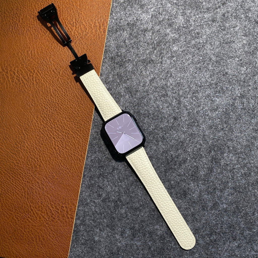 Læderrem til Apple Watch med magnetisk spænde