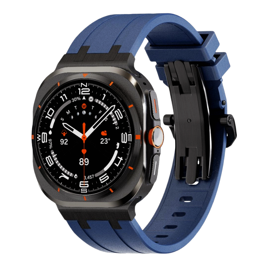 NY AP Tykt silikonebånd med titaniumadapter til Samsung Watch Ultra