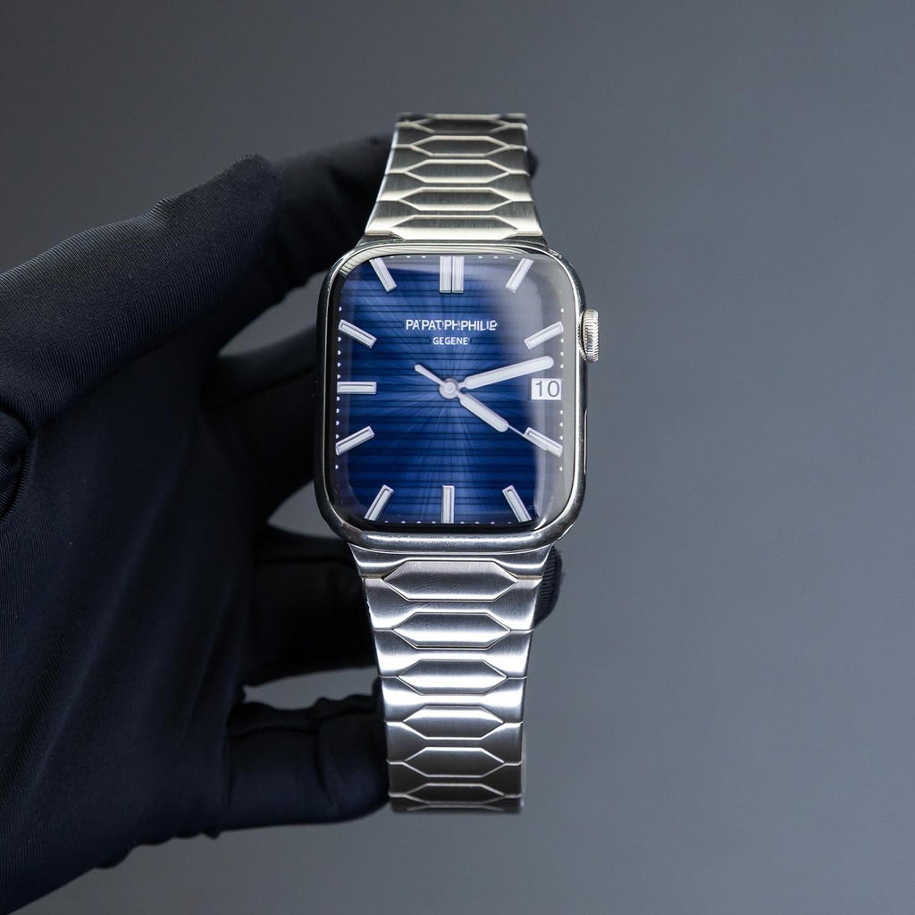 Apple Watch metalrem med diskret luksusstil til formelle lejligheder