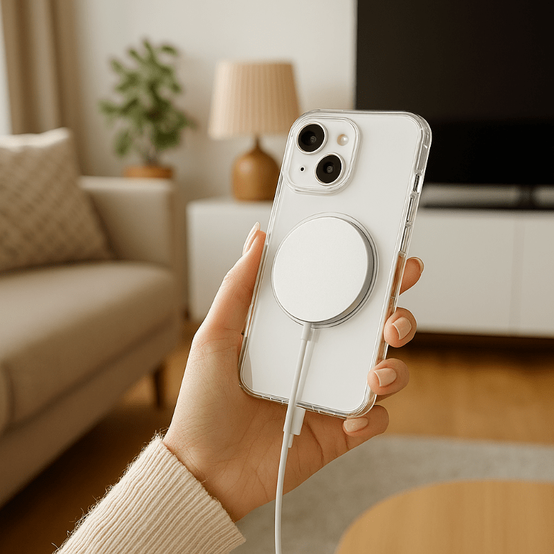 AeroShield Transparent MagSafe Case for iPhone 11 to 17 Clear Back Seamless MagSafe