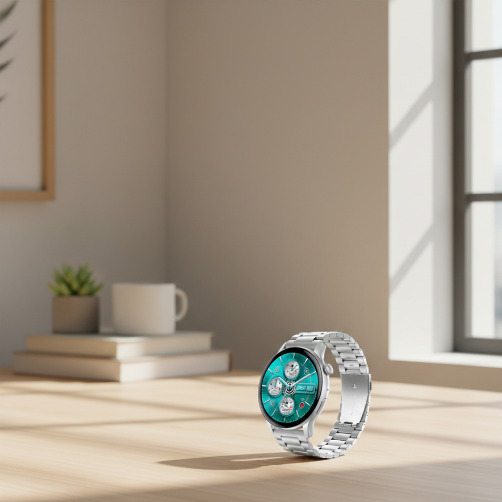 AMOLED Smartwatch For Women With Waterproof Build And Bluetooth Calling
