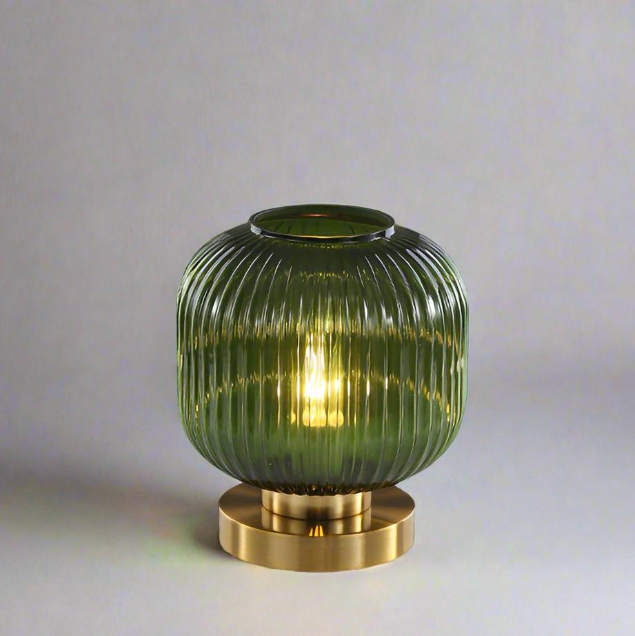 Aurelia Nordisk Amber Bordlampe for Soverom eller Stue