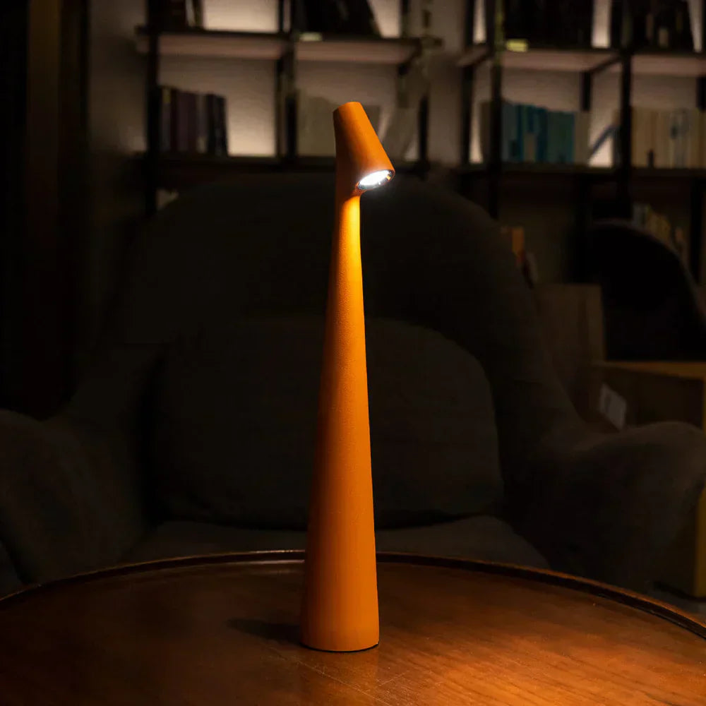 Lampe de table au design nordique minimaliste | Sans fil | LED | Lampe de lecture | Lampe de dîner