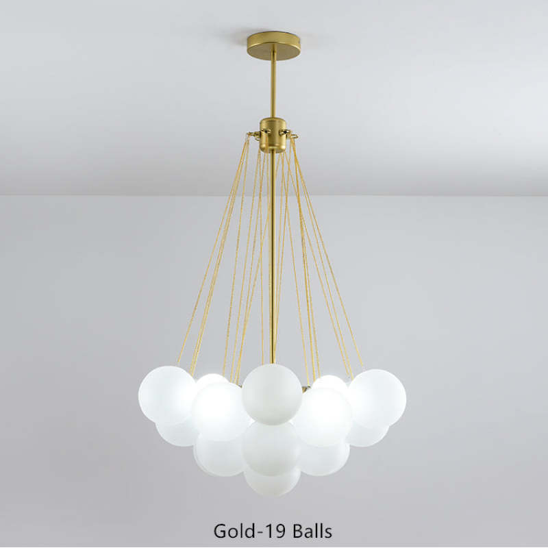 Aurea Designer Pendant Lamp in Metal and Glass for Modern Rooms
