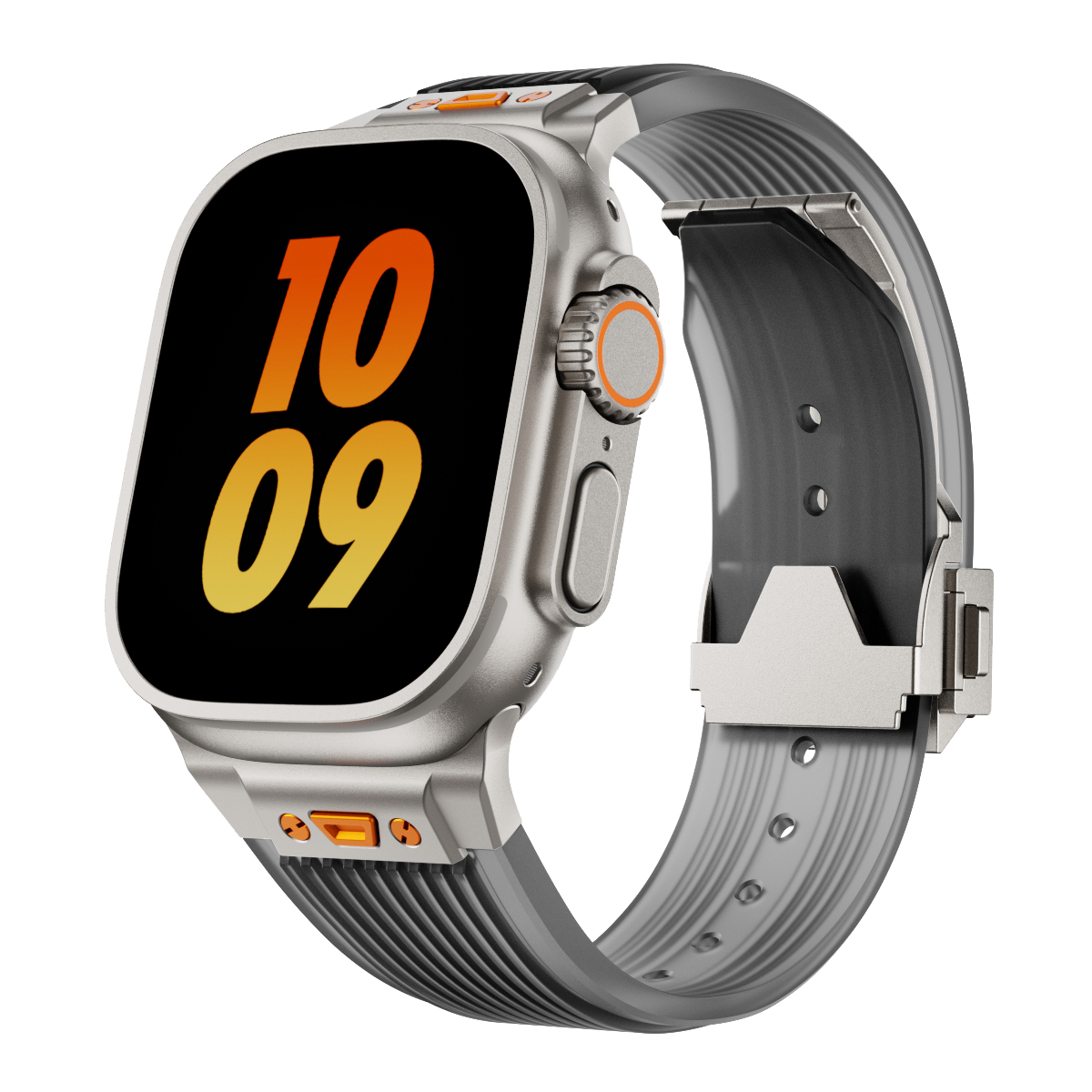 Apple Watch için RM Şeffaf Silikon Kordon