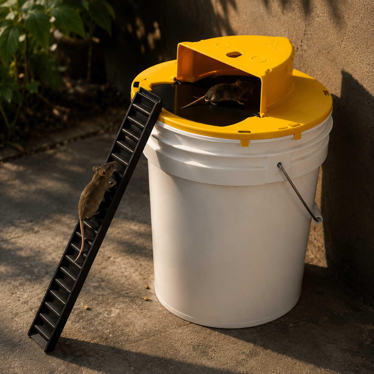 Humane Sliding Bucket Trap For Mice Ideal For Indoor Use