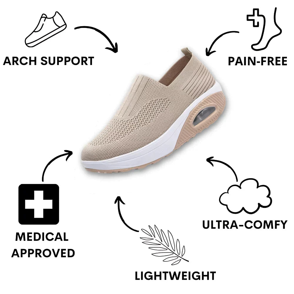 NovaFlex Orthopedic Women's Sneakers For Swollen Feet And Edema Relief