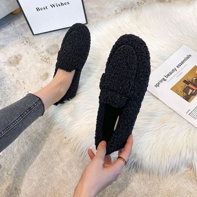 CozyCloud zimní pantofle pro pohodlí a teplo s sametovou podšívkou do domácnosti