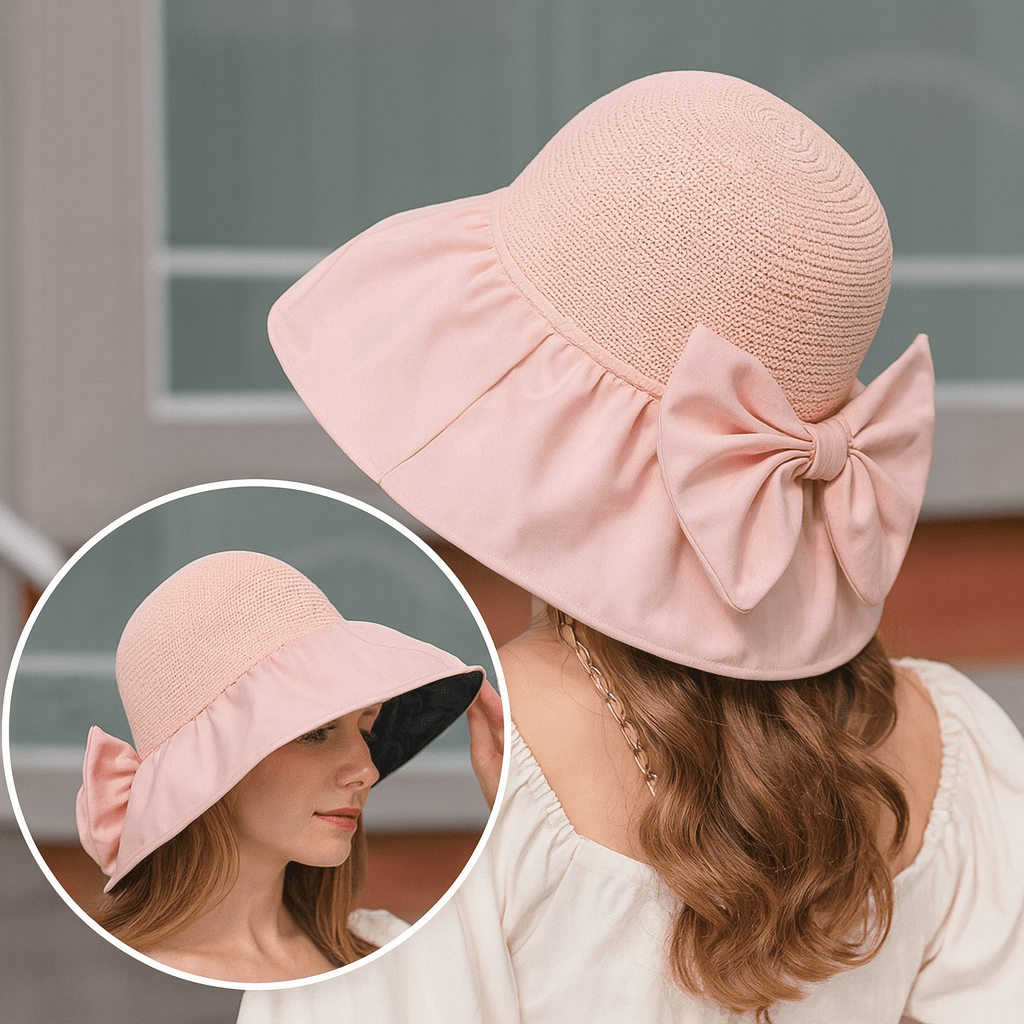 Seabreeze Chic Wide Brim Sun Hat With UV Protection For Beach Lovers