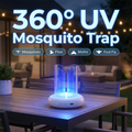 UV-ljus insektsfälla 360° mygg- och flugfångare för inomhus- och utomhusbruk