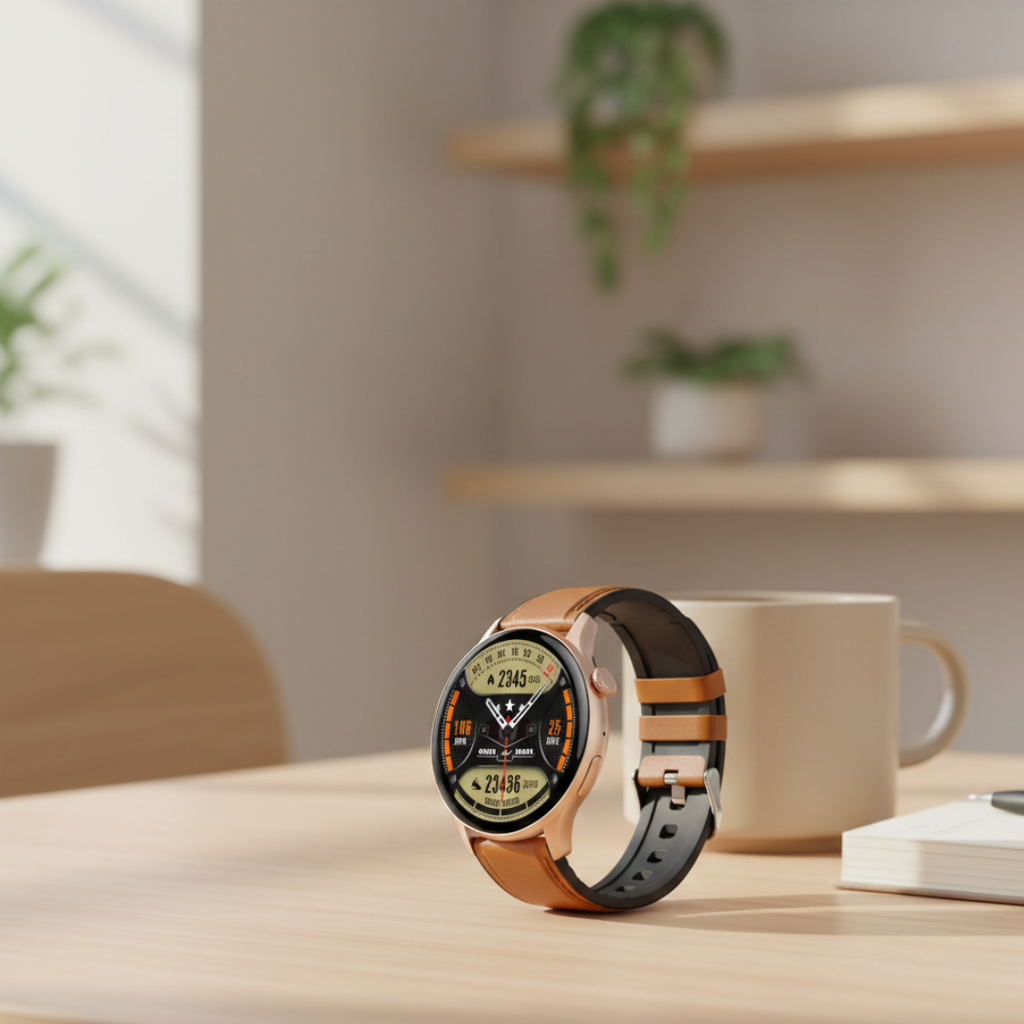 AMOLED Smartwatch For Women With Waterproof Build And Bluetooth Calling