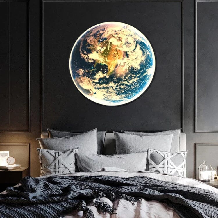 TerraGlow Modern Gömb LED Fali Lámpa Üveg Árnyékolóval
