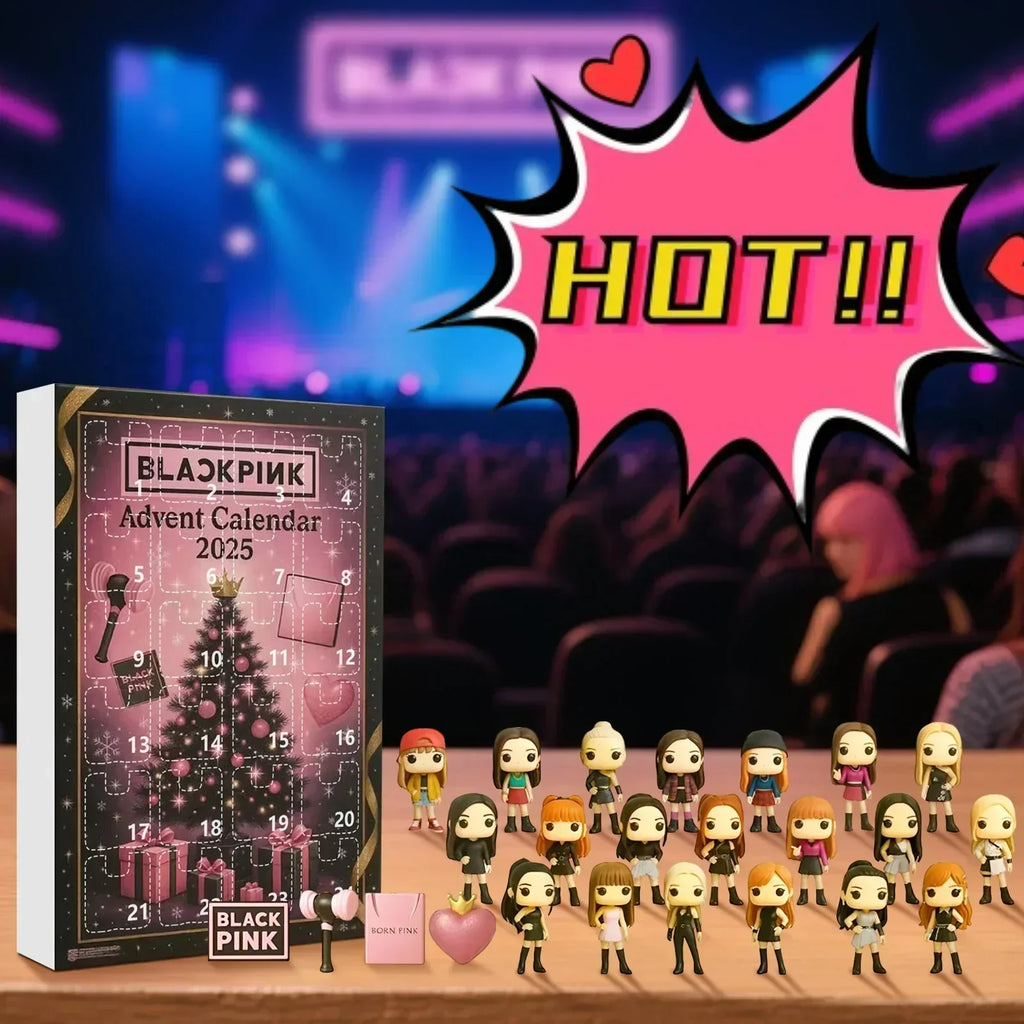 NovaDolls 24 Napos Adventi Naptár Gyűjthető Babákkal Gyerekeknek és KPop Rajongóknak