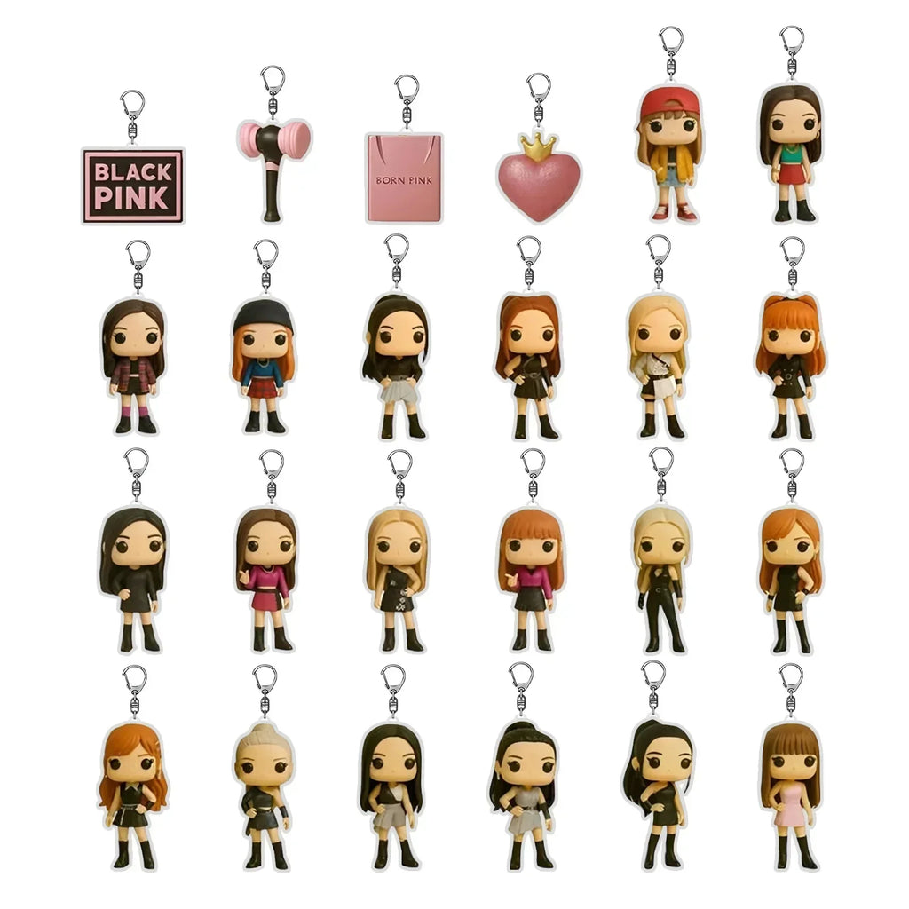 NovaDolls 24 Napos Adventi Naptár Gyűjthető Babákkal Gyerekeknek és KPop Rajongóknak