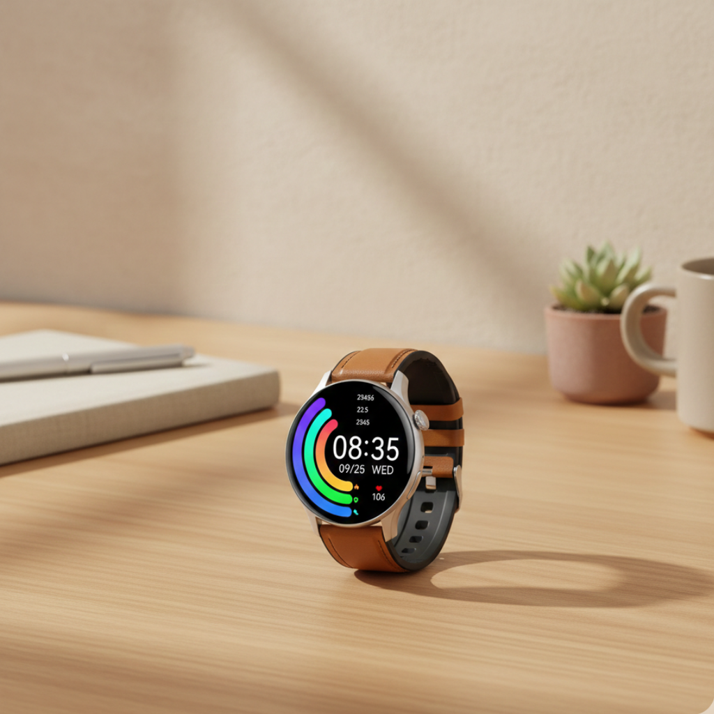 AMOLED Smartwatch For Women With Waterproof Build And Bluetooth Calling