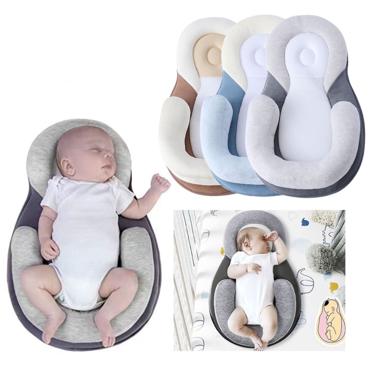 Koselige Toner Baby Krybbe for Nye Foreldre Sikker Komfort Søvn