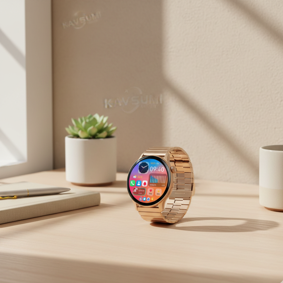 AMOLED Smartwatch For Women With Waterproof Build And Bluetooth Calling