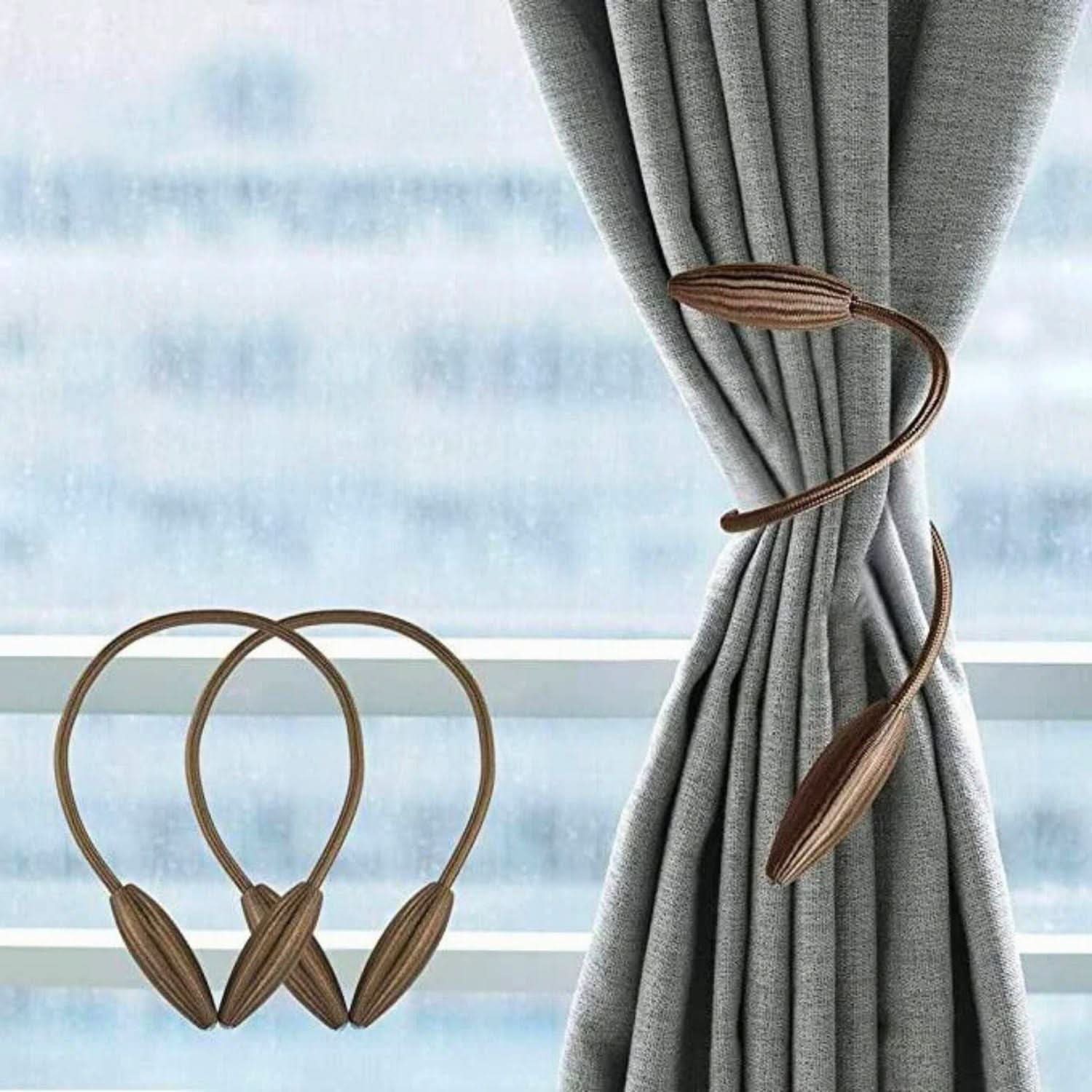 FLEX TIEBACKS Eleganckie podtrzymacze do zasłon dla stylowej dekoracji okien