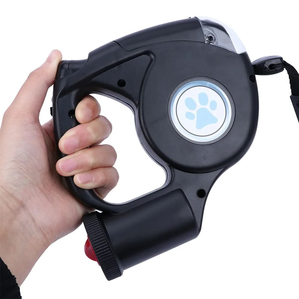 LumaStride LED hundebånd med innebygd lommelykt for trygge natturer for hundeeiere