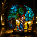 Table Lamp With Glass Inspired Animal Design For Warm Ambience