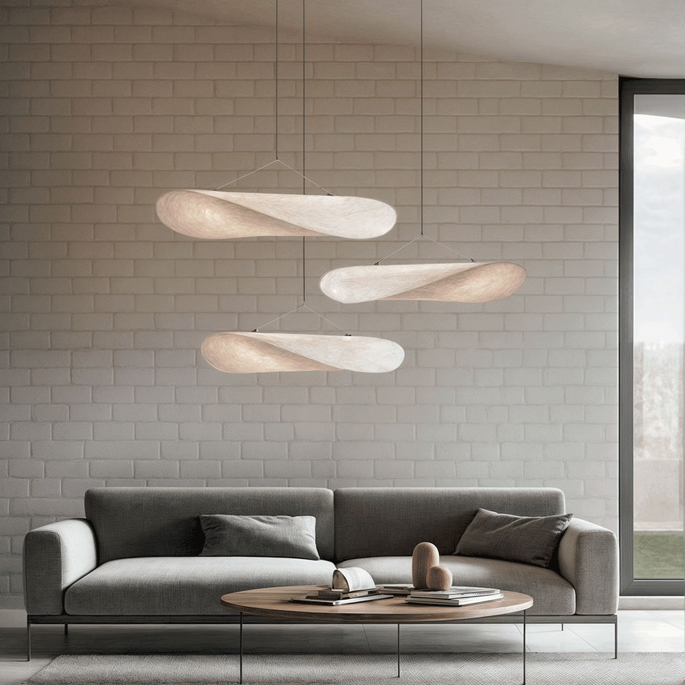 Vertigo-Blatt-Kronleuchter | Kartoffelchip-Lampe