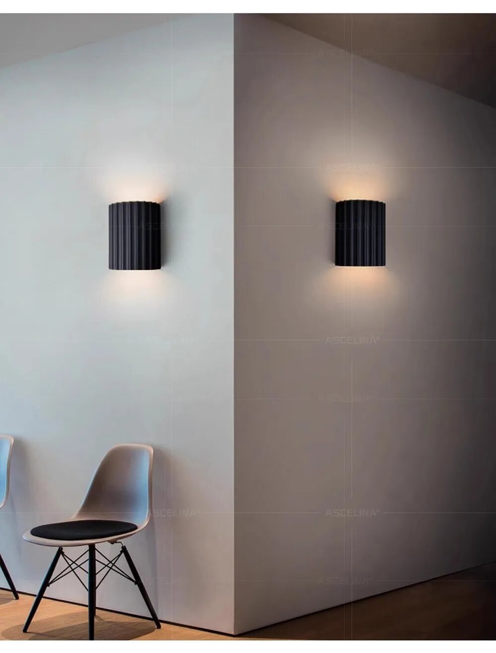 LumaNova Resin Wall Light for Modern Living Spaces