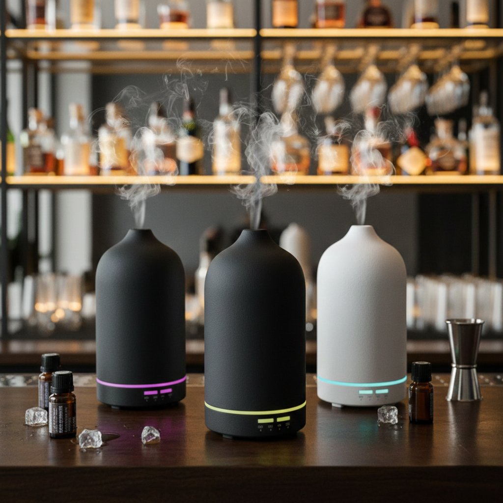 Dekorativ keramisk diffuser til aromatiske olier derhjemme