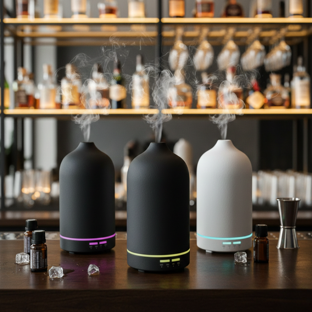 Dekorativ keramisk diffuser til aromatiske olier derhjemme