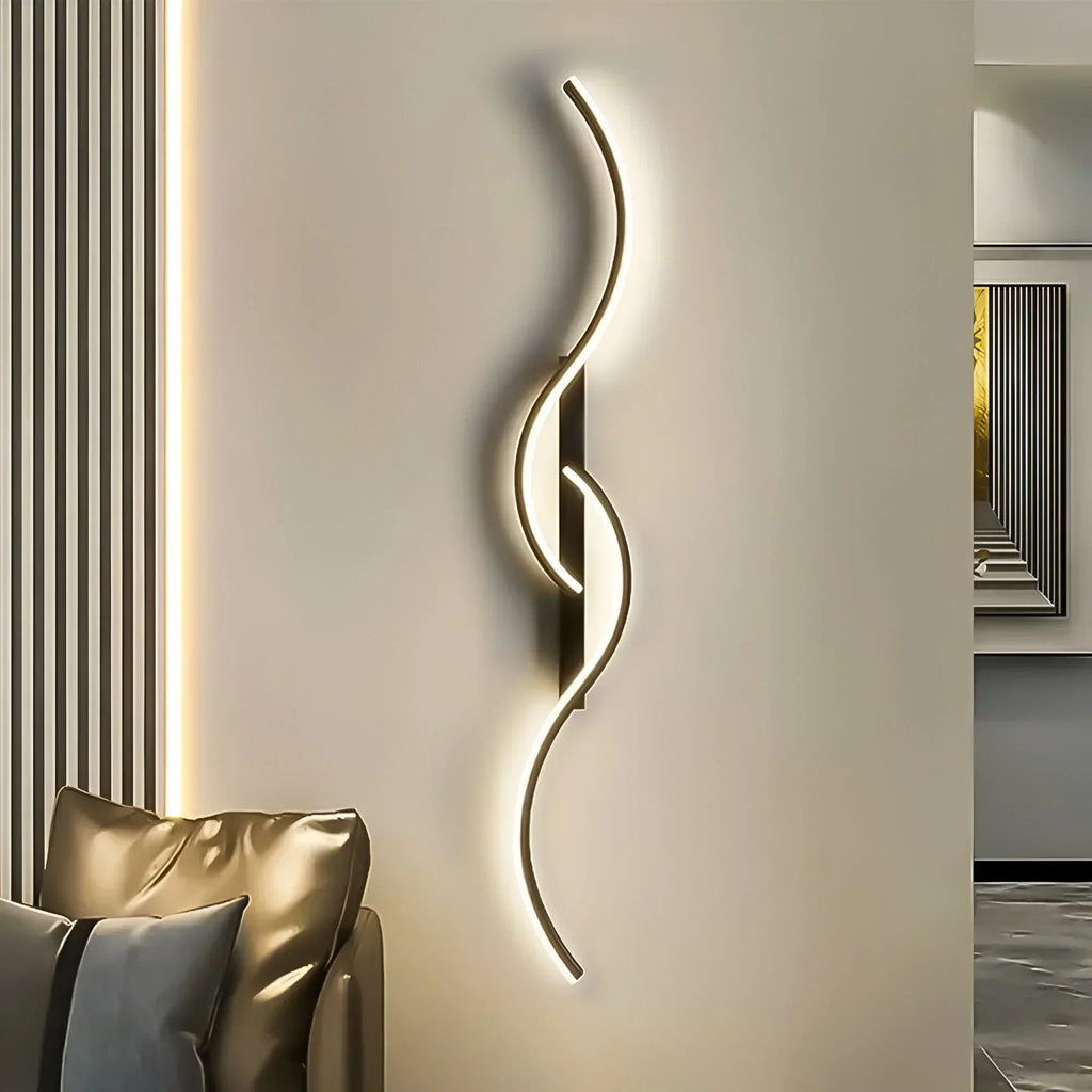 LumaArc LED Wall Light | Modern Curved Accent Lighting