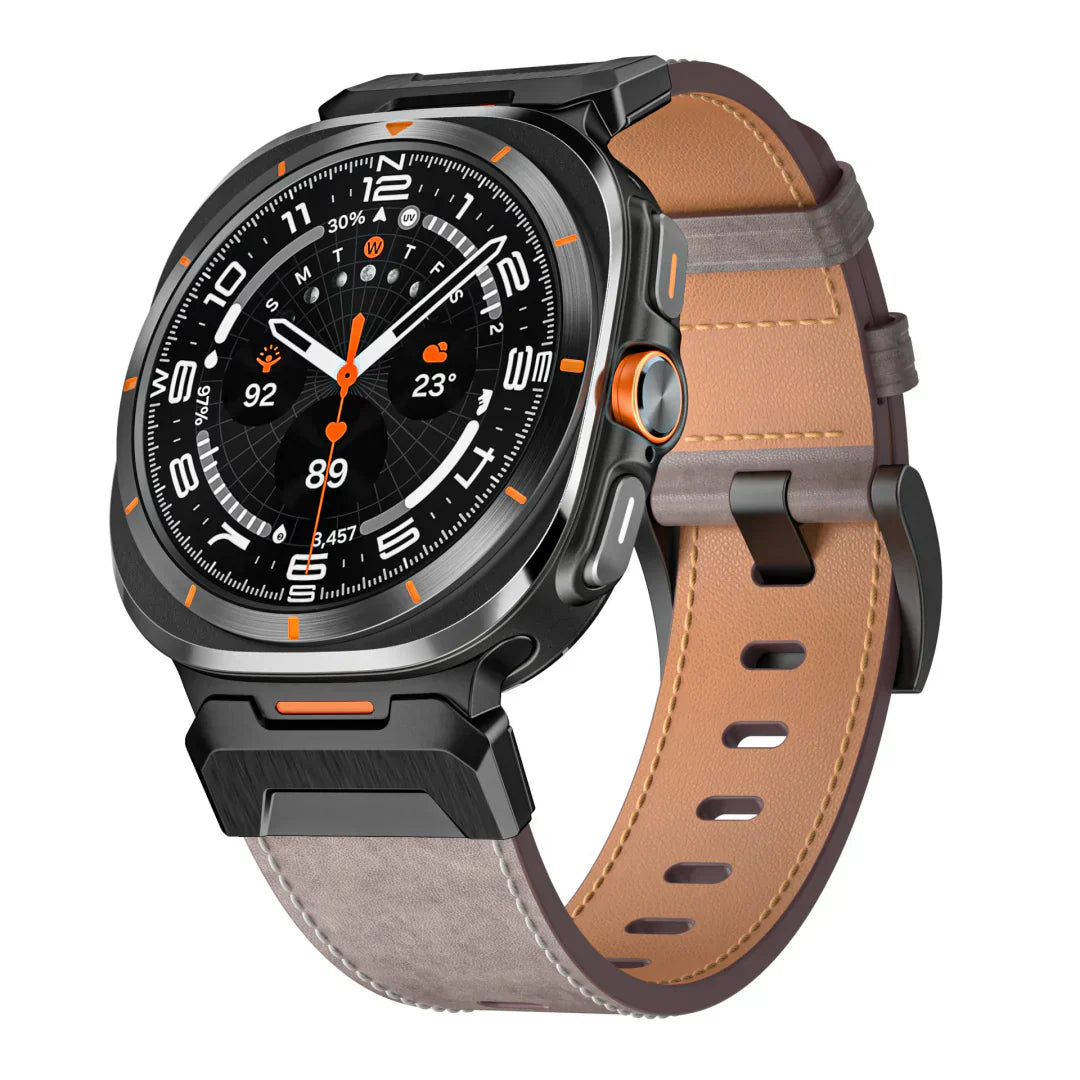 Taktikai bőrszíj Samsung Galaxy Watch Ultra okosórához