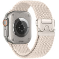 Nylon Braided Watch Band With Parachute Buckle For Apple Watch