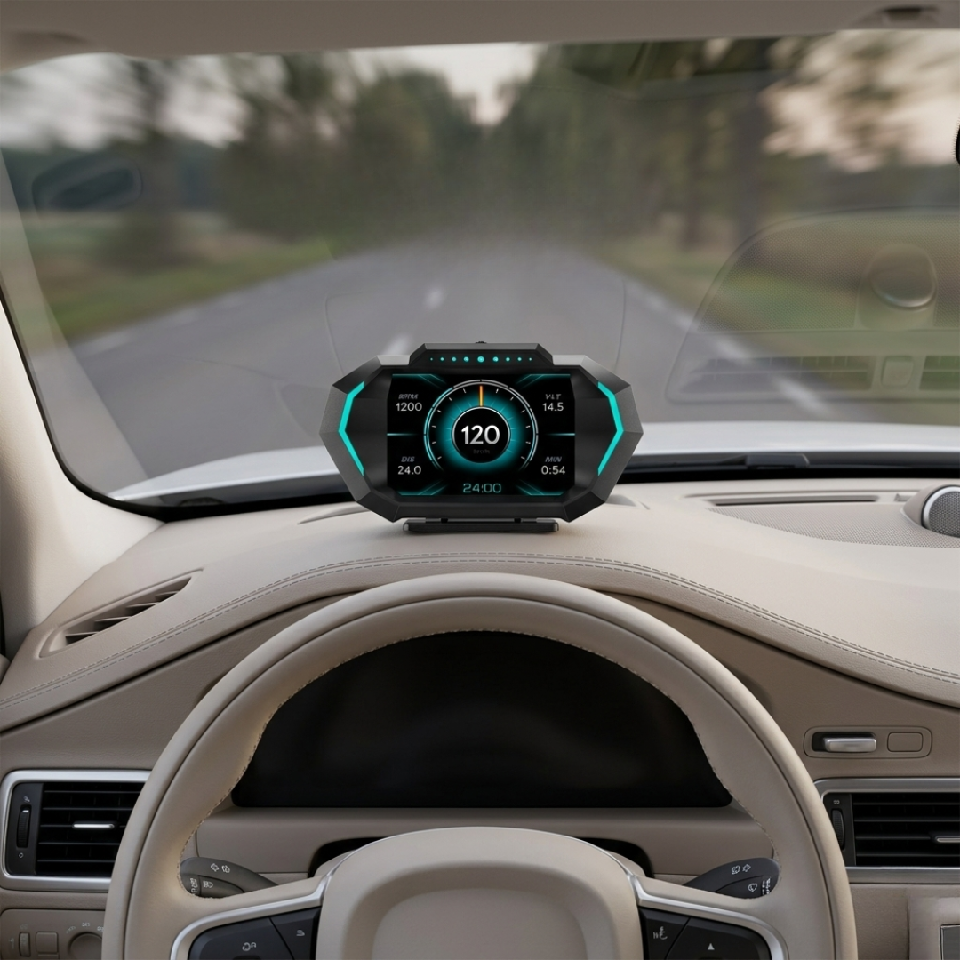 OBD GPS HUD Display For Real-Time Vehicle Monitoring In Your Car