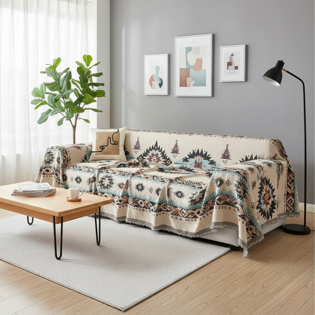 Premium Chenille-Stoff Sofaüberzug für den täglichen Gebrauch