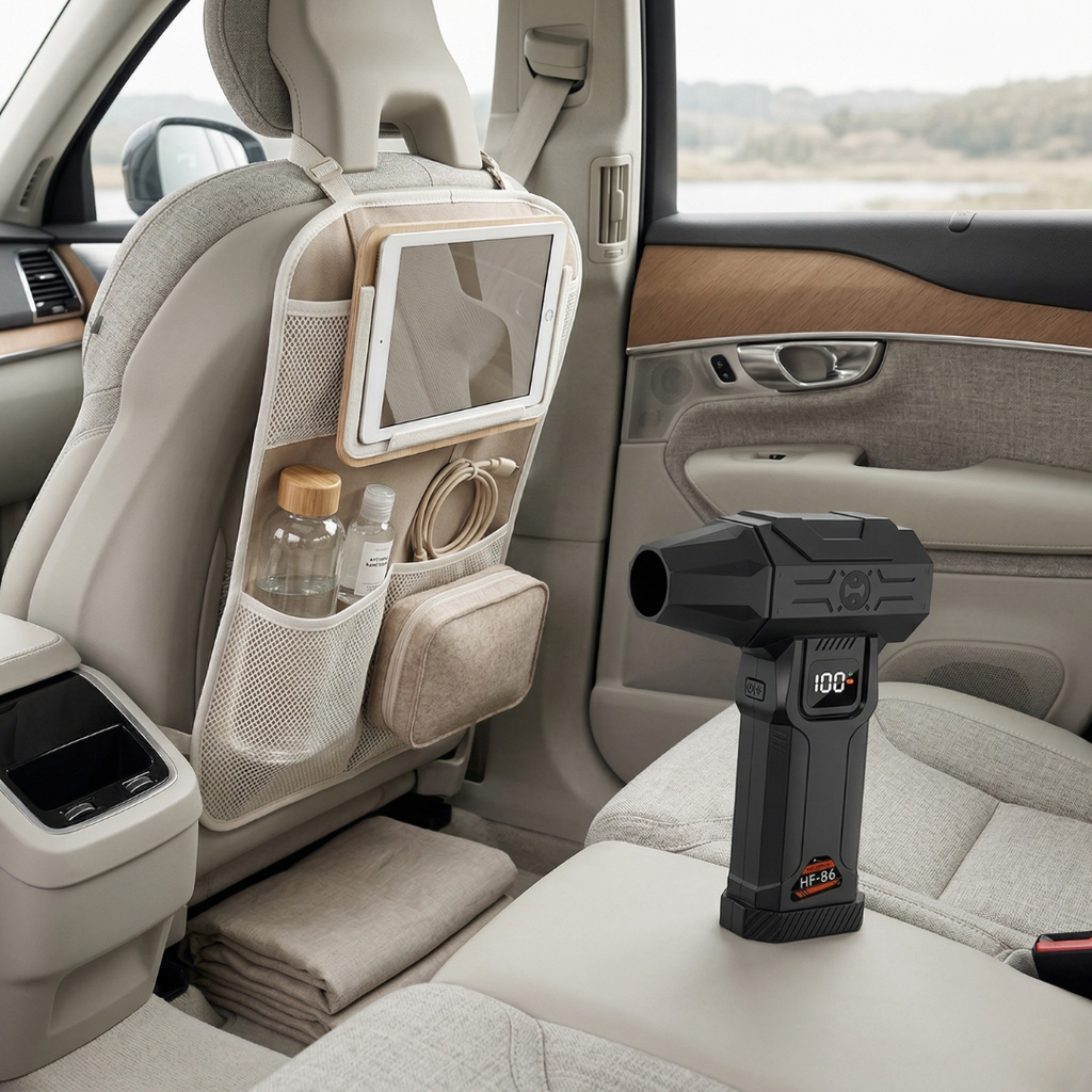 Turbo Air Portable Vacuum Cleaner For Cars And Interiors