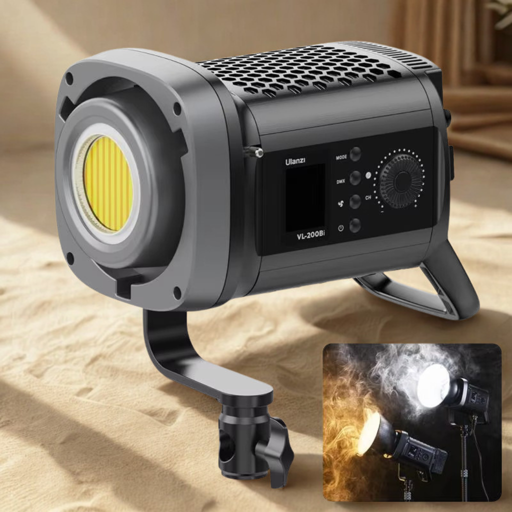 Ulanzi VL-200Bi 200W V-Mount Video-Beleuchtung für professionelles Livestreaming
